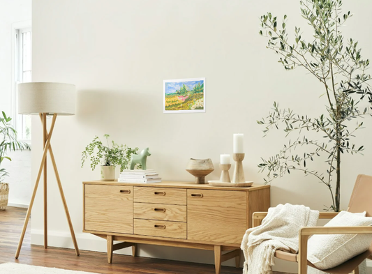 Oil pastel landscape #2- Print